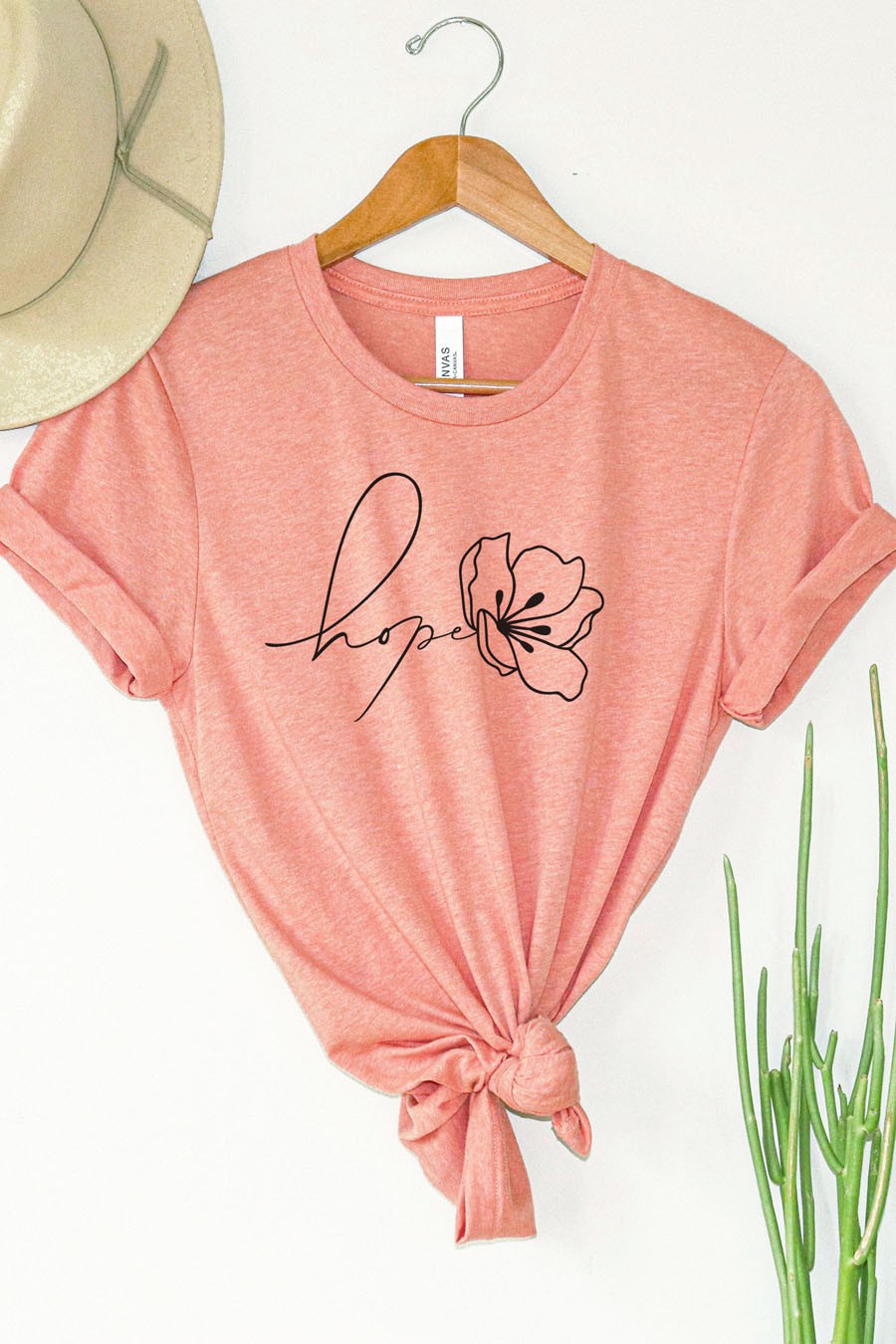 HT HOPE FLOWER TEE SUNSET