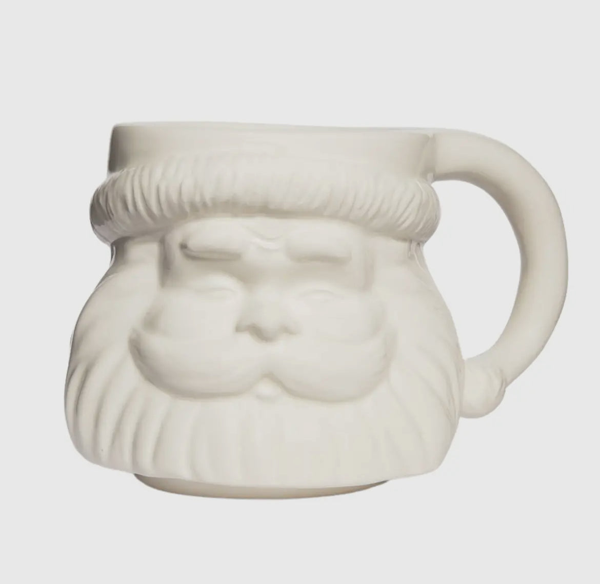 SWD SANTA FIGURINE WHITE MUG