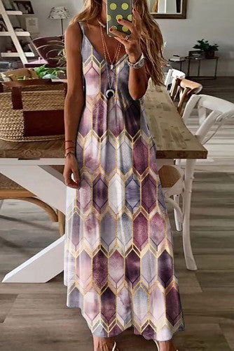 T Diamond Maxi Dress X LARGE