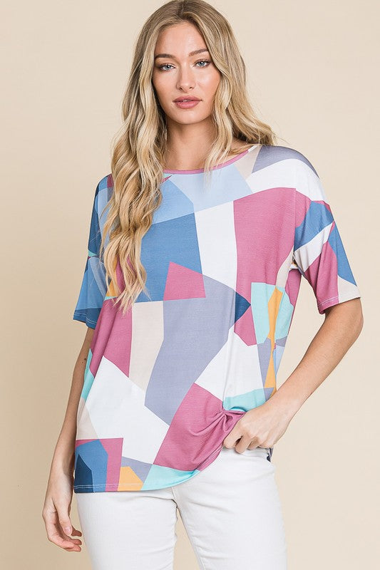 BB Multi Relaxed Fit Top W/Shapes