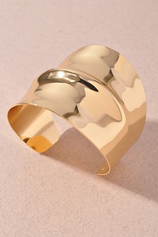 MER Metal Cuff Bracelet Gold1514