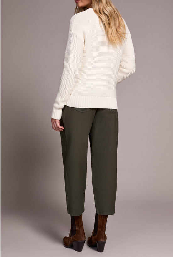 Tribal Button-Down Cardigan Sweater EGGSHELL