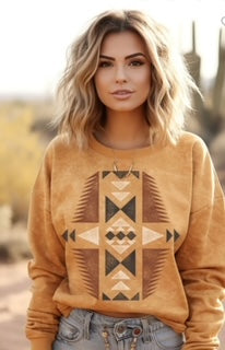 HRT/LUV AZTEC MINERAL SWEATSHIRT