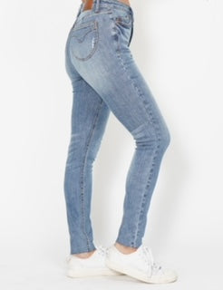 JUDY BLUE Tummy Control Skinny Denim Light Wash