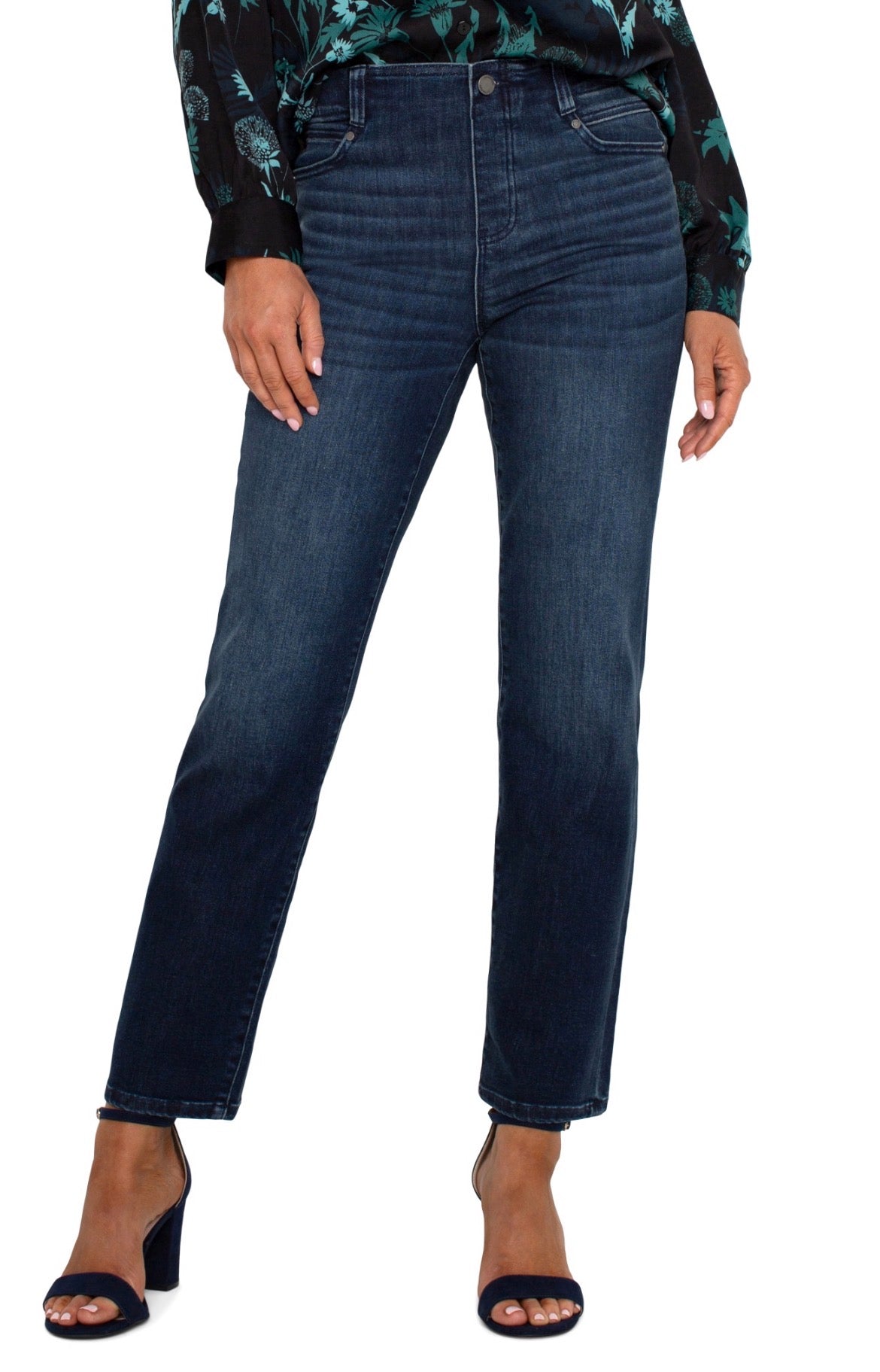 Liverpool Gia Glider Stretch Slim Pull On Denim