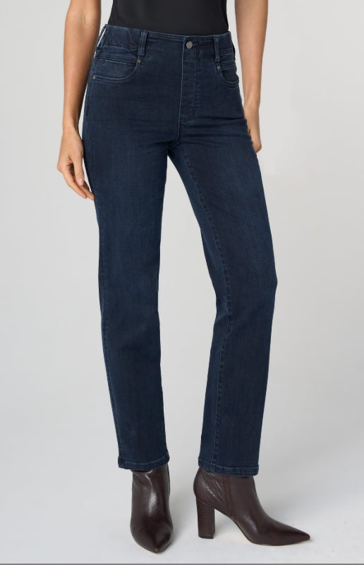Liverpool Gia Glider Pull-On Slim Dark Wash Jean 29" Inseam
