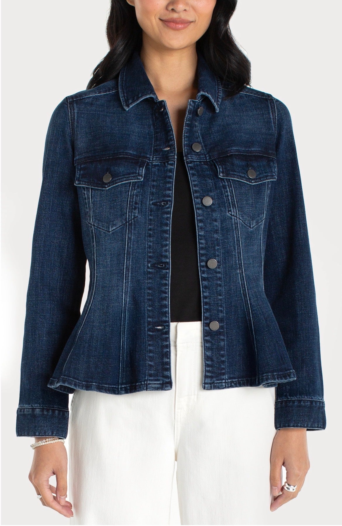 Liverpool Trucker Denim Jacket Medium Wash
