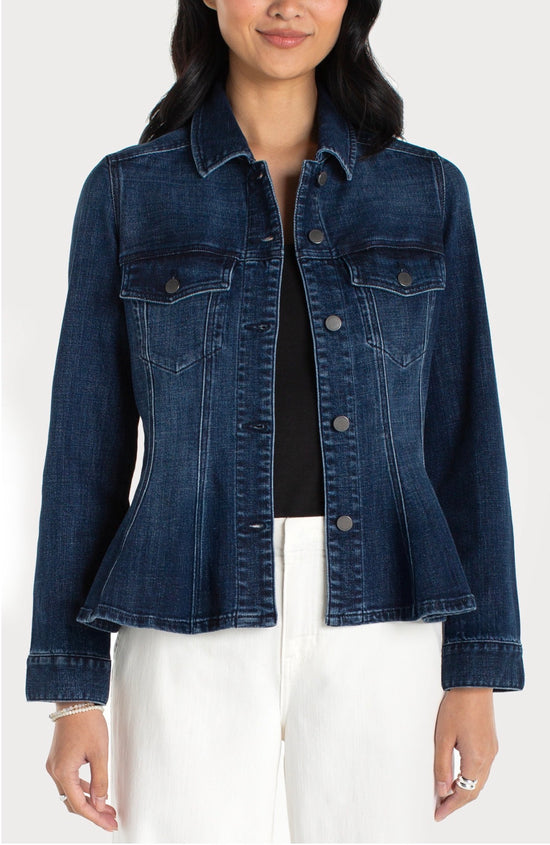 Liverpool Trucker Denim Jacket Medium Wash