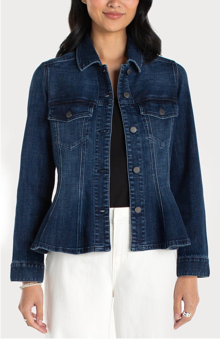Liverpool Trucker Denim Jacket Medium Wash