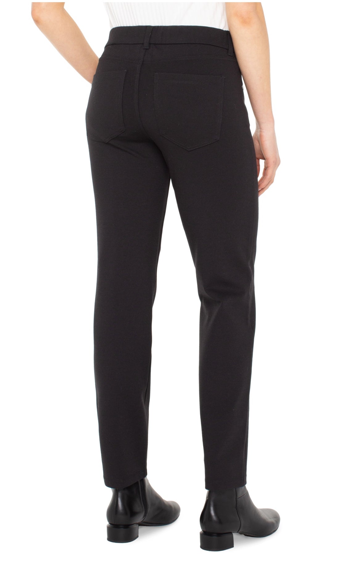 Liverpool Gia Glider Slim Denim 29" Black