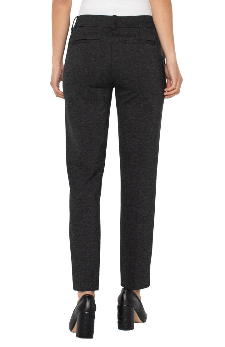 Liverpool Gemma Cigarette Style Trouser Heathered Charcoal