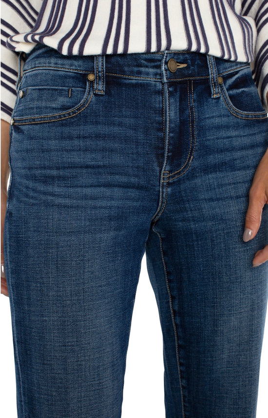 Liverpool Marley Girlfriend Cuffed Rolled 27" Cuffed/30" Inseam Uncuffed