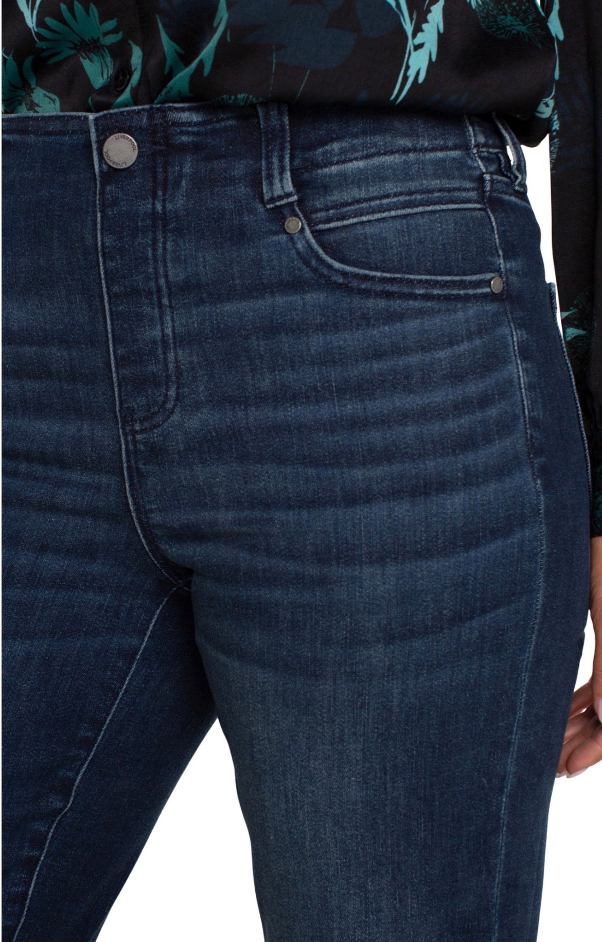 Liverpool Gia Glider Stretch Slim Pull On Denim