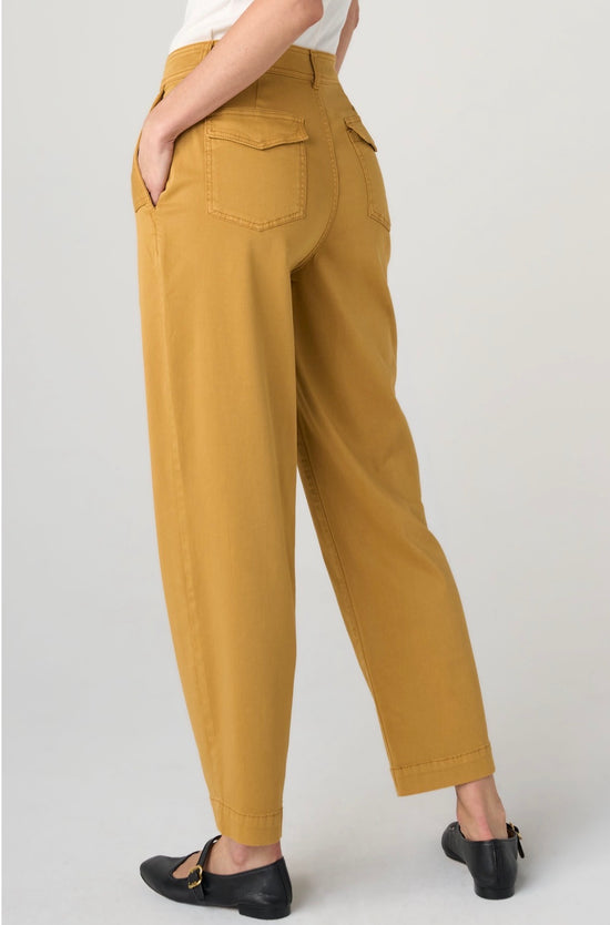 Liverpool High Rise Pleated Trouser Gold Rush