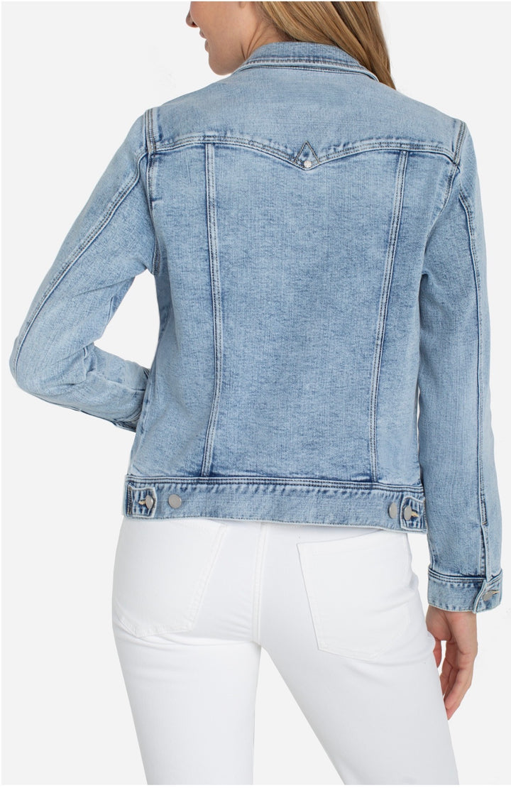 Liverpool Classic Jean Jacket Light Wash