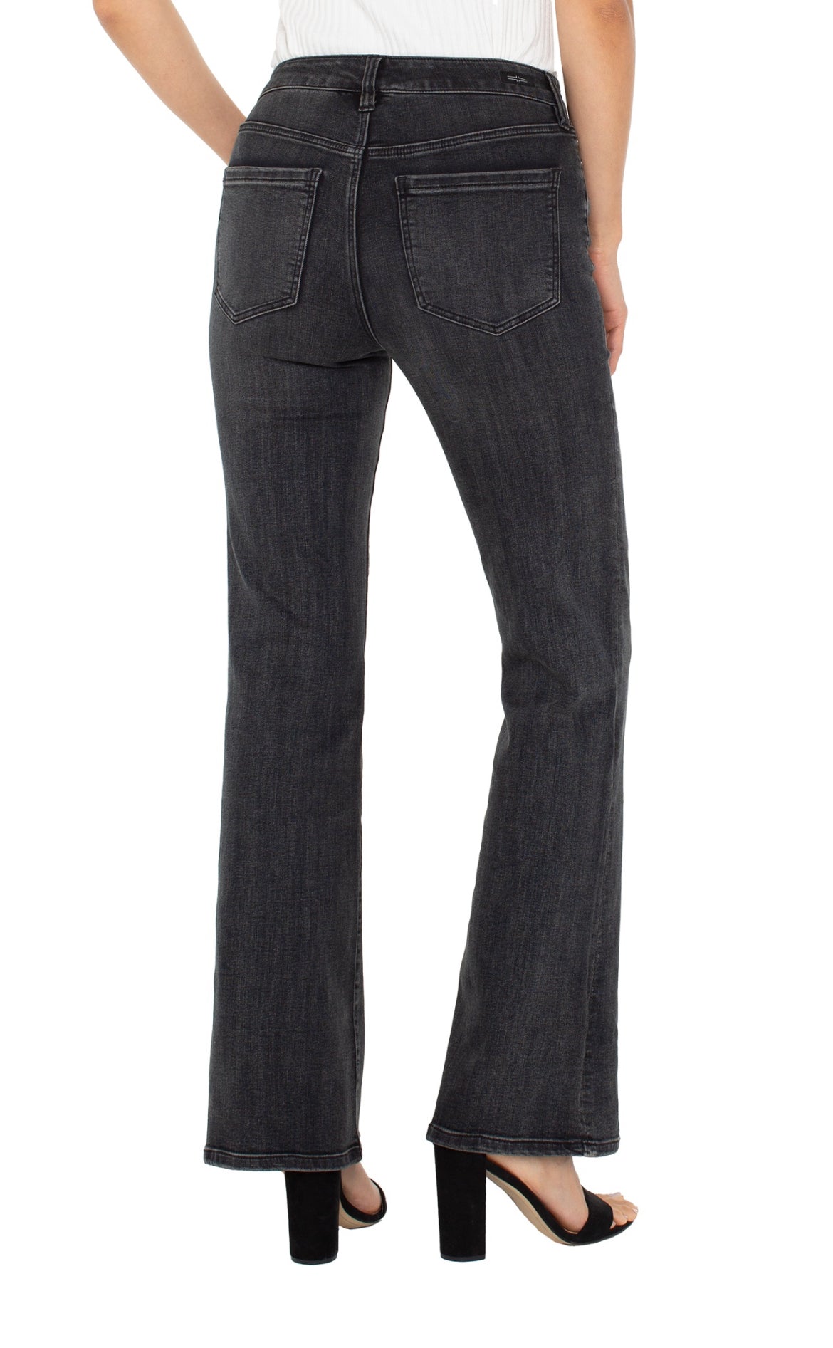 Liverpool Lucy Bootcut 32" Black Denim