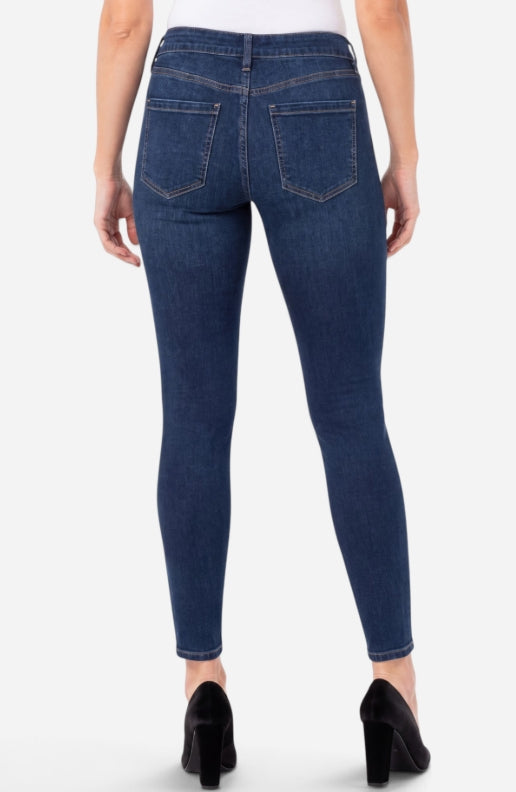 Liverpool Abby Ankle Skinny Jeans 28" Inseam Star Dust Blue