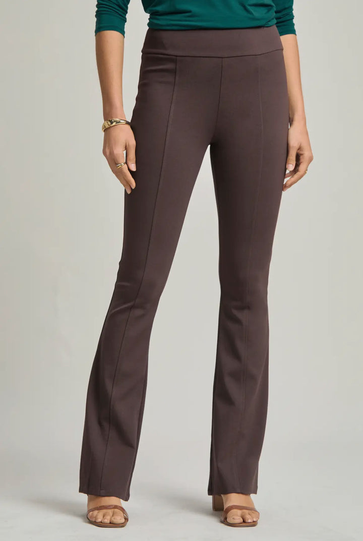 DS Magic High Waisted Kick Flare Pants Chocolate