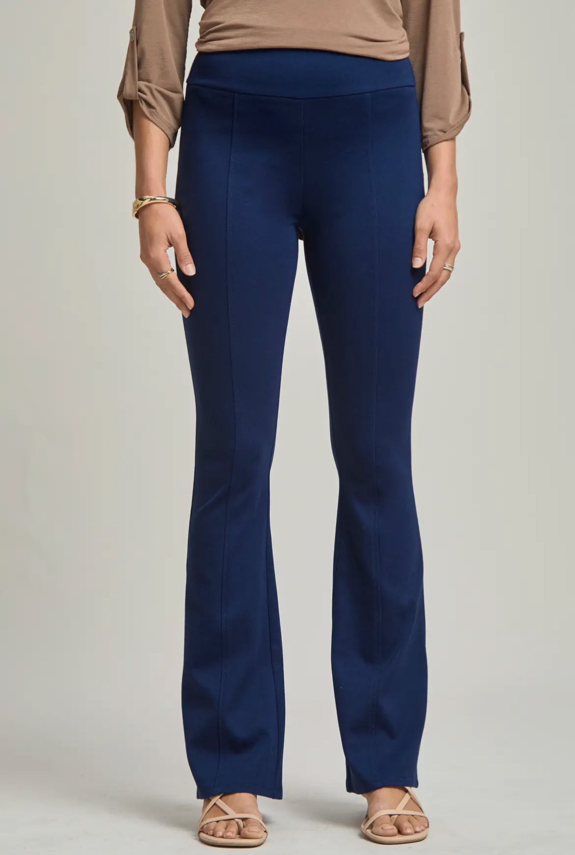 DS Magic High Waisted Kick Flare Pants NAVY