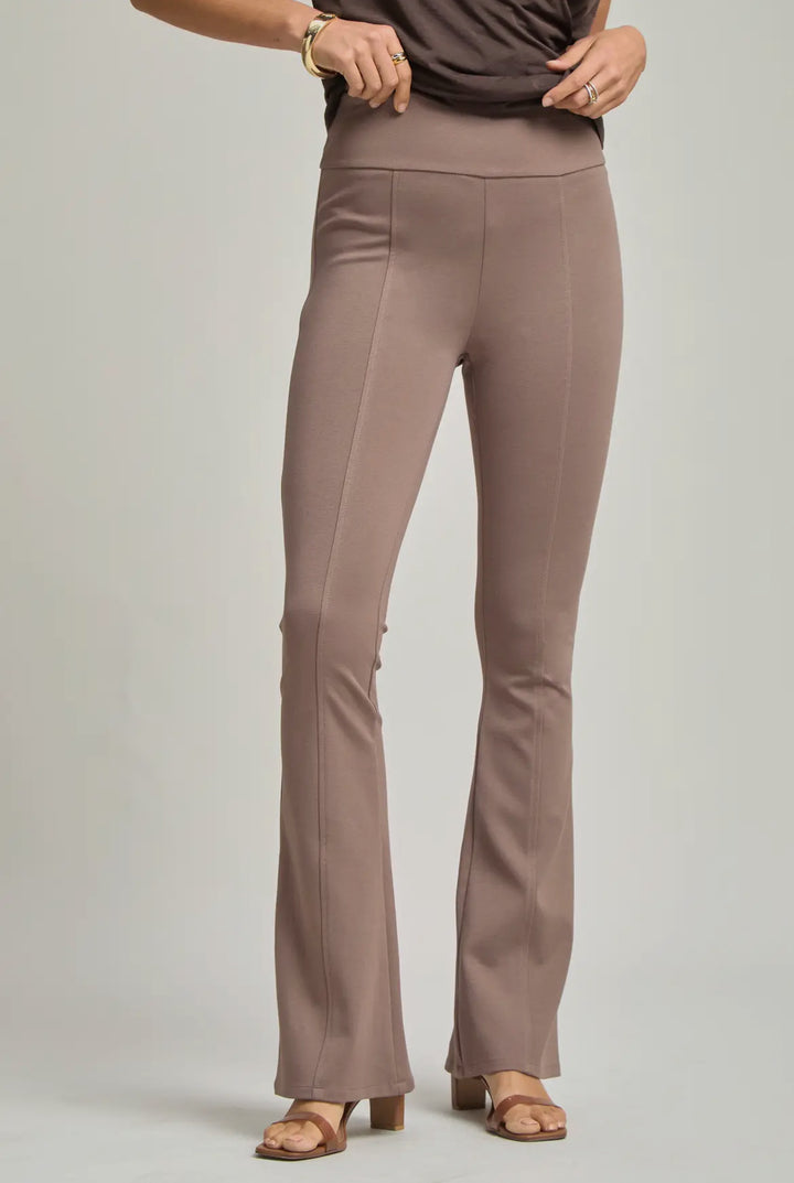 DS Magic High Waisted Kick Flare Pants MOCHA