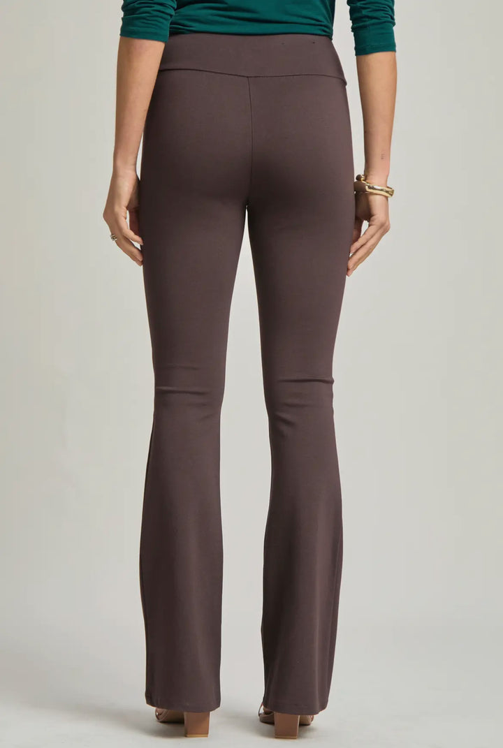 DS Magic High Waisted Kick Flare Pants Chocolate