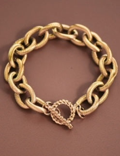 MIA GOLD CHUNKY LINK BRACELET