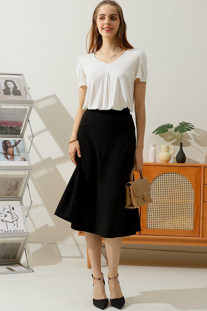 NINE Flare A Line Skirt