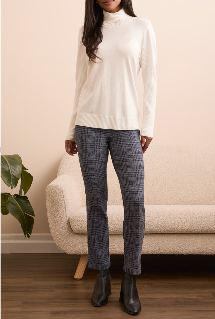 Tribal Lightweight Turtleneck Sweater Cream