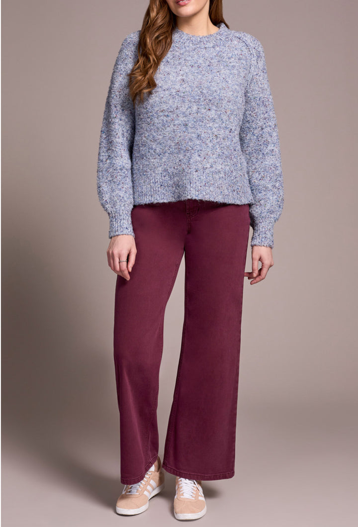 Tribal L/S Crew Neck Sweater Marine Blue