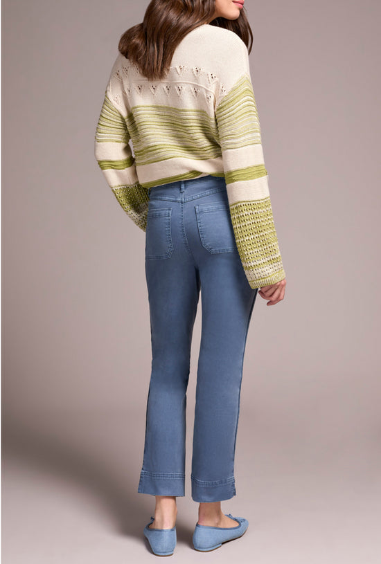 Tribal Pull On Stretch Ankle Pant Slateblue