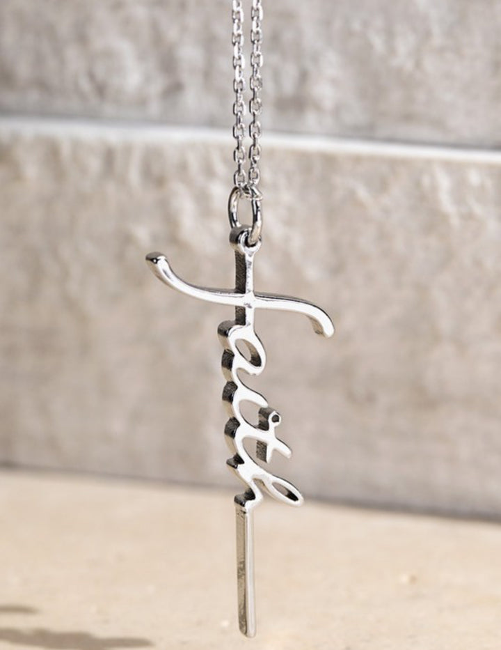 URBAN Faith Silver Necklace
