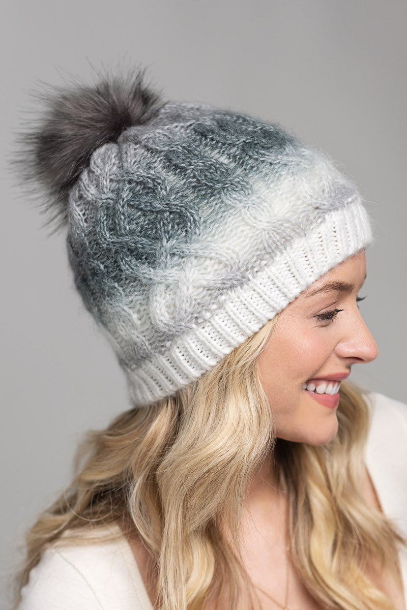 URBAN OMBRE GREY BEANIE