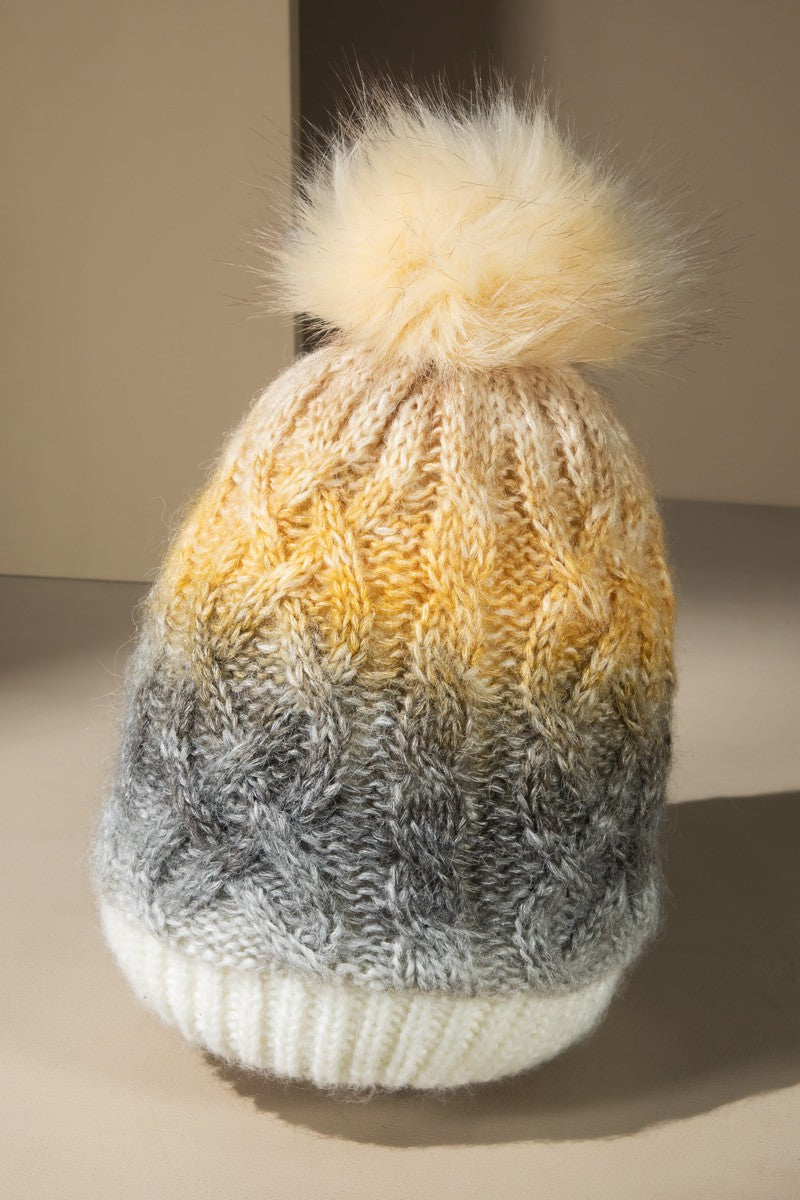 URBAN OMBRE PEANUT BUTTER BEANIE