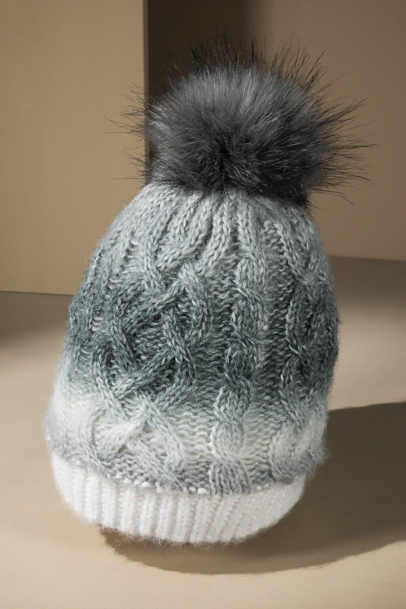 URBAN OMBRE GREY BEANIE