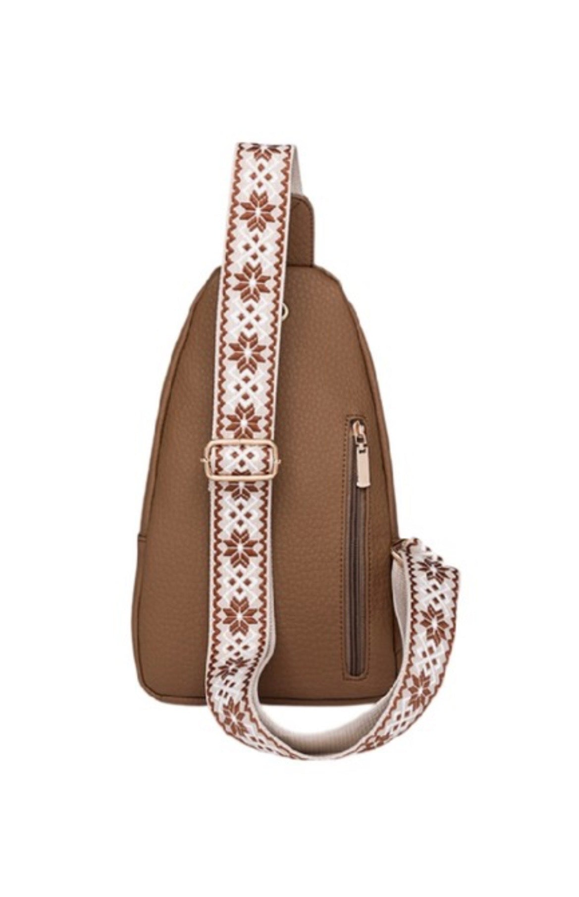 ZEN Vegan Leather Crossbody Sling Chest Pack Bag
