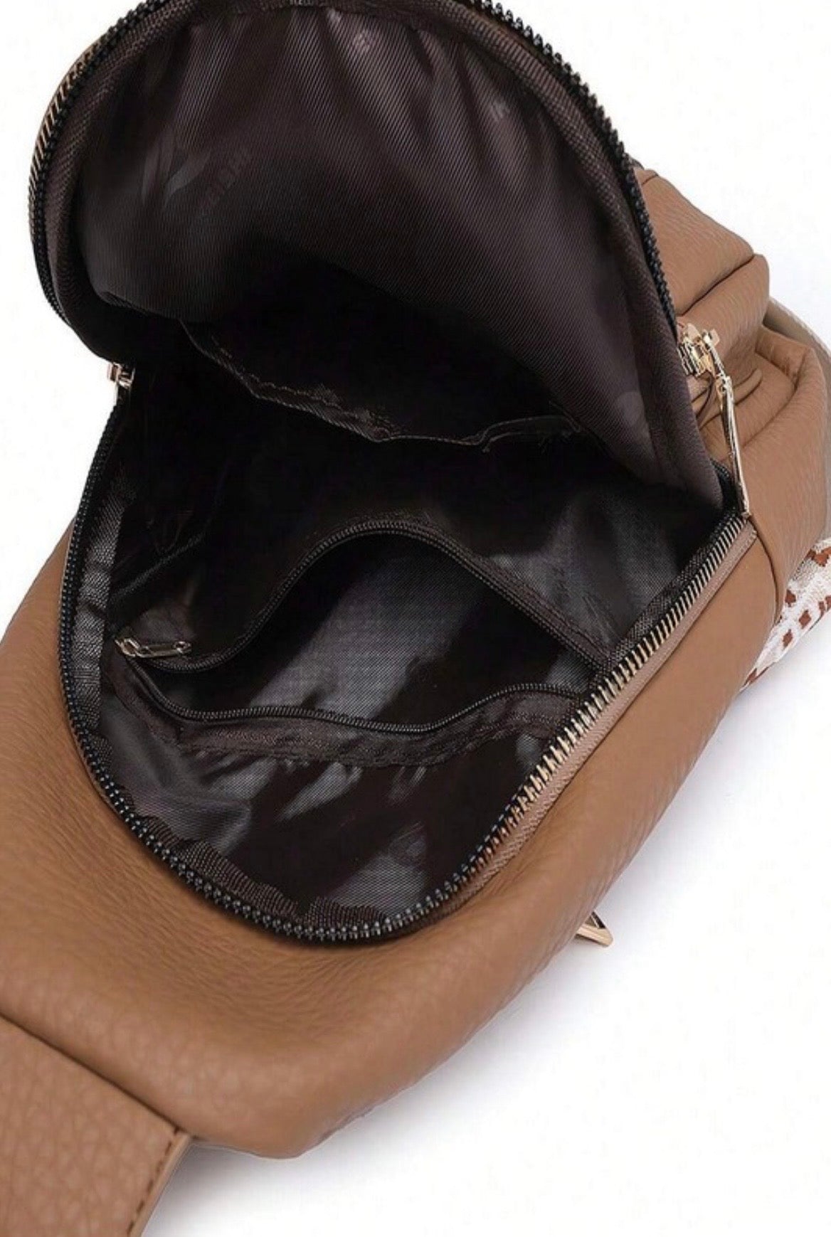 ZEN Vegan Leather Crossbody Sling Chest Pack Bag