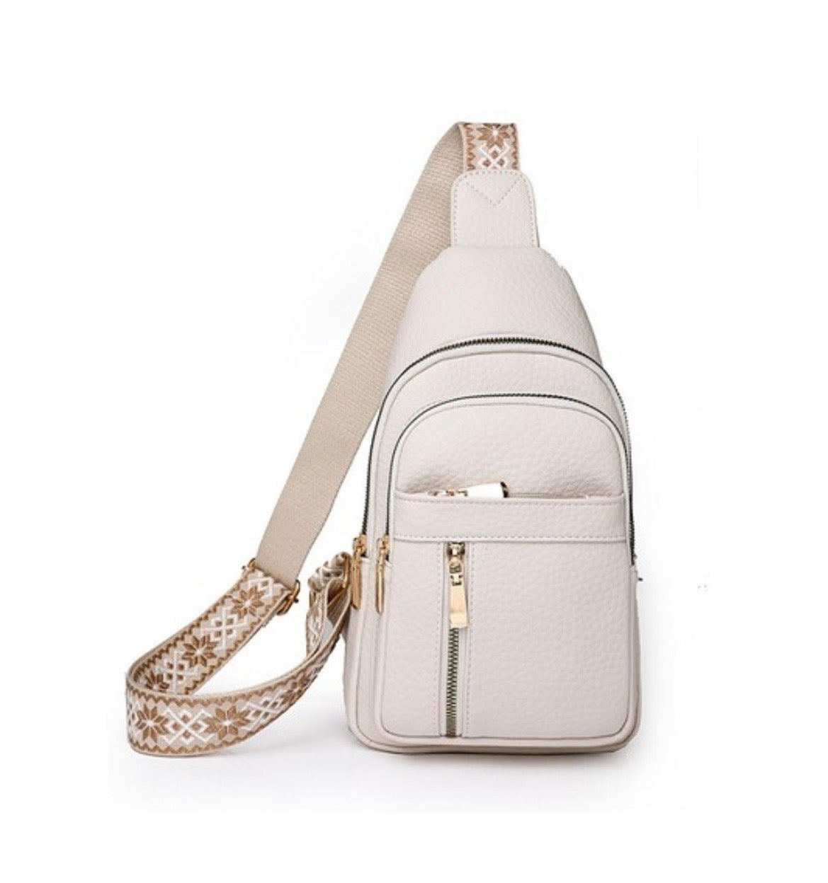 ZEN Vegan Leather Crossbody Sling Chest Pack Bag