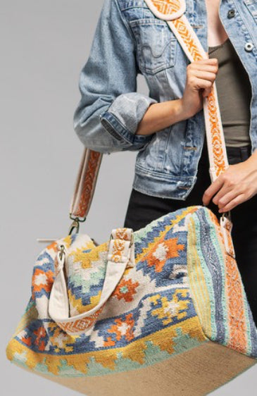 Urban Sicilian Print Weekender Bag