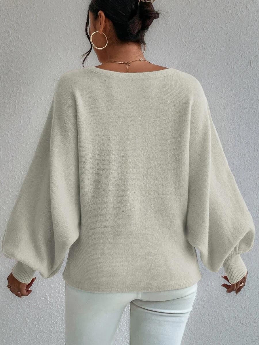 MS Oversized Balloon Swirl Sweater X LARGE